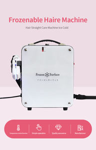 EcoDerm <span class=keywords><strong>Appareil</strong></span> de lissage des cheveux portable en acier inoxydable pour usage domestique, traitement à froid par lumière bleue, pince chaude - Product Image 2