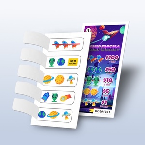 Jeu de cartes personnalisé avec 5 languettes à tirer et billets de loterie à déchirer, thème et gameplay gratuits - Product Image 1
