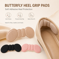 Coussinets adhésifs souples en mousse pour talons, respirants, anti-friction, empêchent le glissement du talon, pour un meilleur maintien des chaussures plates, mocassins et talons.