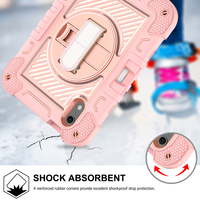 Étui de protection robuste pour iPad Mini 8 2026, directement de l'usine, avec support rotatif à 360 degrés pour enfants