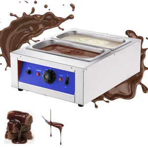 Mesin peleleh coklat komersial kualitas tinggi mesin pembuat coklat panci peleburan keju elektrik untuk dapur rumah tangga