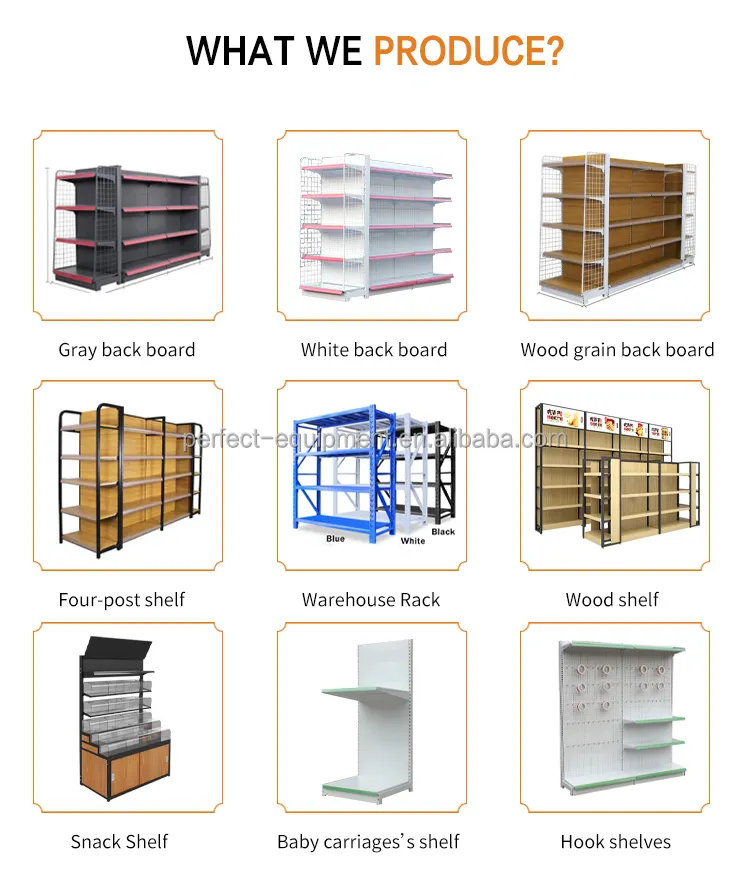 장비 선반 선반 곤돌라 금속 디스플레이 식료품 점 사용 쇼핑 슈퍼마켓 선반 랙/선반