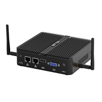 Mini PC industriel sans ventilateur HYSTOU H3 J5005, double LAN, 2xRS232, -20~60 ° C, TPM2.0, 4K HD VGA, NVMe/mSATA/SATA SSD
