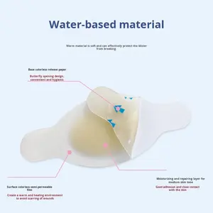 แผ่นแปะเท้าไฮโดรคอลลอยด์แบบหลายขนาด - ดูแล<span class=keywords><strong>แผล</strong></span>เท้าหลังผ่าตัด, ป้องกันการเสียดสีจากการเดินระยะไกล และป้องกันบาดแผลเล็กน้อย - Product Image 4
