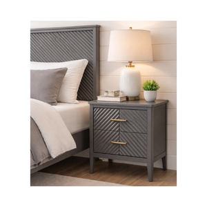 Modern Design Eco-Friendly Factory Price Wooden Bedroom Furniture Sustainable Solid Wood Bedside <b>Table</b> Nightstands - Product Image 1