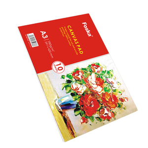 福斯卡A4 A3螺旋装订水彩纸垫素描本绘画笔记本帆布学生学习用品10张 - Product Image 1