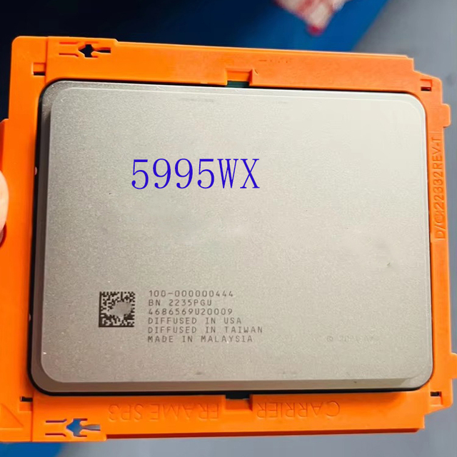 AMDs Threadrippers Pro 5995wx 64 Cores 128 Threads 2.7 GHz Socket SWRX8 TDP 280W Server Processor