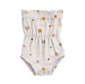 Mono de Verano para Bebés Niñas, Diseño Floral, sin <span class=keywords><strong>Tirantes</strong></span>, Moderno, de una Pieza, para Niñas Pequeñas - Product Image 2