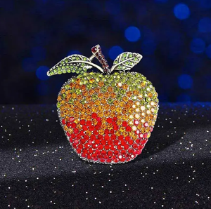 2026クリスマスイブ芸術的なフルラインストーンブローチエレガントなスーツコートアクセサリーピンファッションジュエリーギフト高級ブローチ - Product Image 3