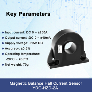 يادا ، أول معتمد DC 0-250A محول التيار 0-40mA قاعة تأثير مجسات التيار المنقسم الأساسية - Product Image 4