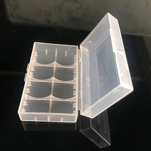 Hộp pin trong suốt <span class=keywords><strong>2</strong></span> khe cho hộp bảo vệ 18650 cho CR123A/16340 lưu trữ giá kép cho các kích cỡ pin khác nhau - Product Image 3