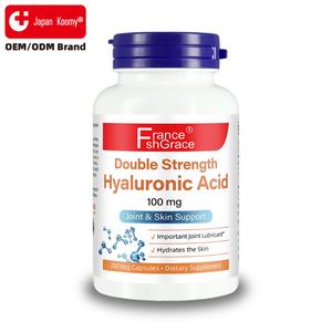 Acide hyaluronique premium 100 mg avec capsules de L-proline, complément important pour la lubrification des articulations pour adultes, capsules d'acide hyaluronique - Product Image 1