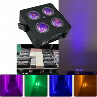 10pc + Flight Case/Battery Operated Freedom Par Lights 4x18w DMX512 Wedding Uplight Wireless dmx Par light IR Remote