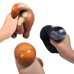 Juguete Antiestrés de TPR con Forma de Gorila, Divertido, de Rebote Rápido, Elástico, para Adultos, Pelota para Apretar - Product Image 4