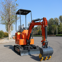 Chine Usine OEM Service Ferme Mini Pelle Multifonction 1 Tonne Mini Digger Maison Micro Bagger Petite Pelle 1000kg Vente