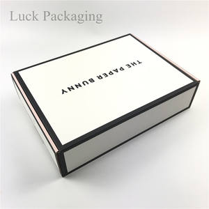 Muestras gratis de embalaje de ropa Rosa Color personalizado cerradura de cremallera Peel off cierre corrugado Mailer rígido de la caja de envío - Product Image 3