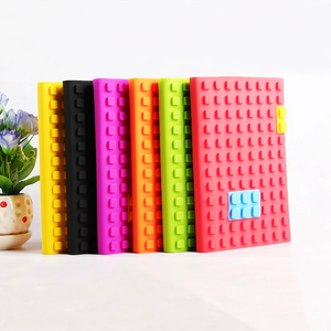 Bloc-notes en silicone personnalisable avec couverture rigide, cadeau créatif A5/A6 - Product Image 5