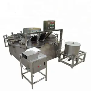 Macchina per la produzione di involtini di uova completamente automatica macchina per involtini di uova macchina per snack croccanti per waffle
