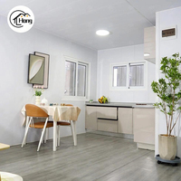 Kit de maison préfabriquée pliable en kit, 3 chambres, 2 salles de bain, modèle A-frame, la plus populaire en Chine, avec prix réel, livrée en kit plat