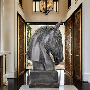 <span class=keywords><strong>Precio</strong></span> de fábrica Venta caliente bronce árabe cabeza de caballo busto estatuas escultura para Decoración - Product Image 1