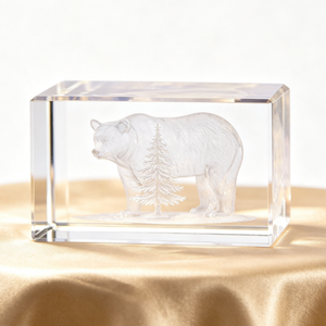 Cubo de Cristal Grabado con Láser 3D, Rosa Brillante Creativa, Regalo Ecológico Vintage para el Día de San Valentín, Regalo de Cumpleaños, Airose - Product Image 6