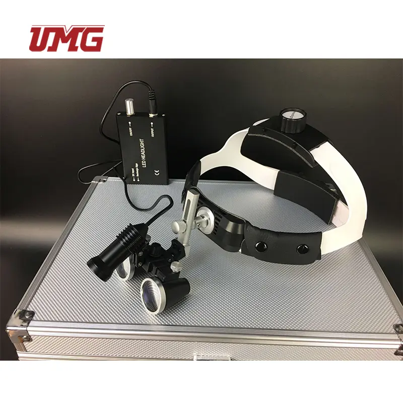 3.5X Wireless Surgical Dental Loupes with LED Head Light