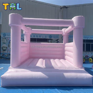 Maison de saut gonflable pour enfants, Mini château gonflable, intérieur, tout blanc, en stock - Product Image 2