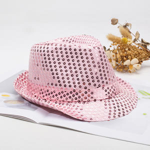 Yetişkin Çocuk Yaz Karakteri Sihir Gösterisi Şapkası Gümüş Pullu Caz Sahnesi için Günlük Kullanım İçin Evrensel Moda Şapka - Product Image 3