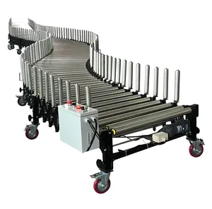 Bifa banda transportadora plegable Convoyeur à rouleaux flexibles motorisé par courroie en poly pour le chargement sur rail