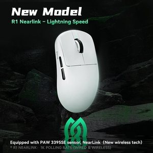 VXE R1 NearLink PAW3395SE Wireless Gaming <b>Mouse</b> With Tri-mode/Dual-mode Ergonomic Design Type-C Interface <b>for</b> Esports Gamers - Product Image 2