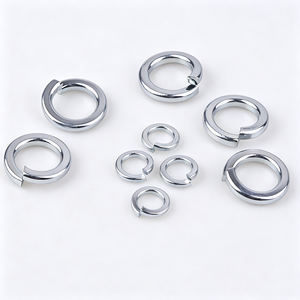 Rondelle à ressort en acier au carbone de haute qualité, rondelle de blocage fendue standard pour la fixation - Product Image 3
