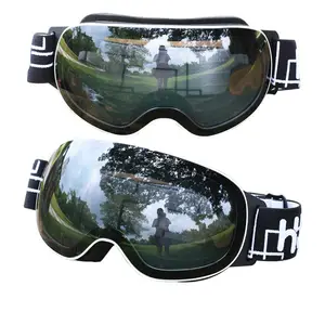 New spherical double - layer mirror ski goggles