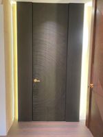 Portes Intérieures Modernes Personnalisables en Bois Massif, Étanches et Insonorisées pour Salle de Bain et Chambre à Coucher, Portes 3D