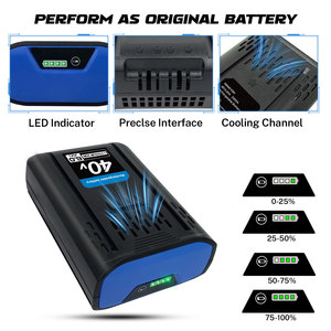 Batterie de remplacement 40V 2Ah 4Ah 6Ah compatible avec les batteries d'outils électriques sans fil Kobalt <span class=keywords><strong>KB</strong></span>-540-06 KB440-06 KB240-06 - Product Image 3