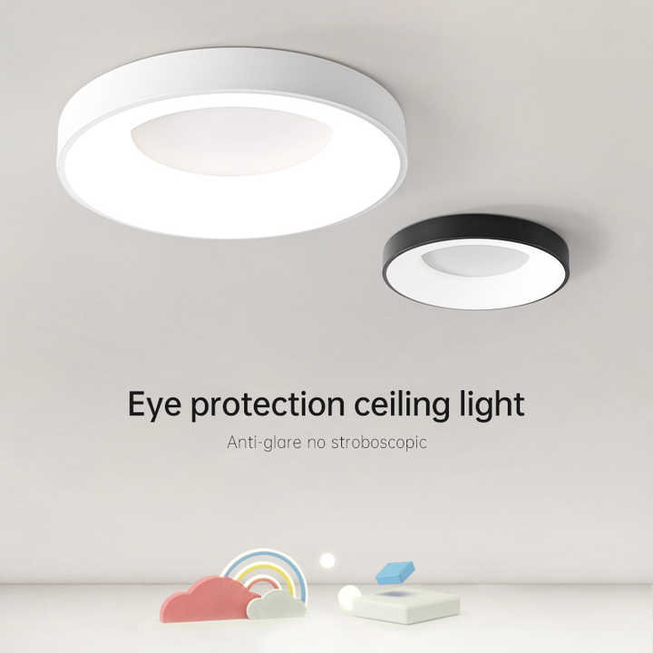 High quality Macaron Indoor ceiling light led lighting PVC round modern