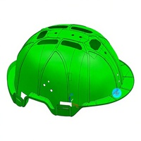 Coque de casque de chantier conforme aux normes, moulée et validée en termes de résistance, pour la sécurité du travail industriel
