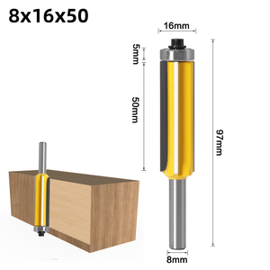 Fraiseuse à bois 8 poignées pour le profilage des bords, <span class=keywords><strong>avec</strong></span> fraise à rainurer et à dégrossir les bords, et fraise à chanfreiner les bords - Product Image 5