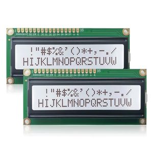 Layar <span class=keywords><strong>LCD</strong></span> TFT 1602 16x2 I2C dengan Lampu Latar Biru/Kuning/Abu-abu 3.3V, Modul Tampilan Permukaan untuk Proyek Elektronik - Product Image 1