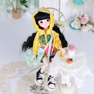 Комплект из 2 предметов: солнцезащитная одежда и аксессуары для кукол 30 см (12 дюймов) — милые и забавные комбинезоны с шляпкой - Product Image 2