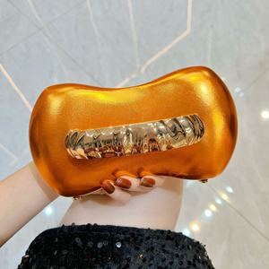 Sacs à main de soirée élégants pour femmes, sacs uniques en marbre avec chaîne, sacs à bandoulière tendance avec poignée métallique 2026 - Product Image 1