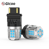 Nouvelles ampoules LED en aluminium étanches IP67 12V 6000K 8W 1000 Lumens 50000 heures pour lampe stroboscopique, clignotant arrière - Universel