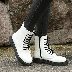 Spring Summer Boots Ladies Women Shoes Platform Beige Ankle Boots Short Chunky Punk Ankle Boots