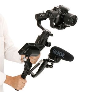Accesorios de cardán L soporte mango con zapata caliente 1/4 ''tornillo para Zhiyun Crane 2 DJI Ronin S <span class=keywords><strong>Weebill</strong></span> <span class=keywords><strong>LAB</strong></span> estabilizador - Product Image 6