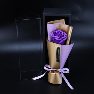 Regalo de San Valentín de Tanabata, Jabón Floral de Simulación, Flor de Jabón de 5 Capas, Rosa Grande Individual, Regalo Creativo - Product Image 3