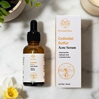 Sérum Purifiant Anti-Acné au Soufre Fermenté, Niacinamide et Acide Salicylique – Contrôle des Boutons, Équilibrant le Sébum et Purifiant les Pores