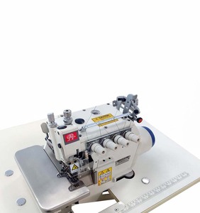 <span class=keywords><strong>Machine</strong></span> à <span class=keywords><strong>coudre</strong></span> industrielle à point noué à lit plat programmable à entraînement direct pour la couture de matelassage en coton, double aiguille 4 fils - Product Image 2