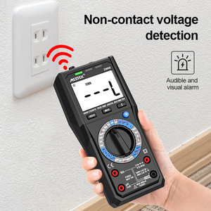 Multímetro Digital de corriente 10A AC DC Probador de bolsillo pequeño 1000V DC 750V AC Voltaje Amp Ohm Diodo Continuidad Amperímetro y voltímetro - Product Image 6