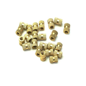 Inserto de latón de alta resistencia tipo brida con cuerpo moleteado para una instalación con agarre fuerte en muebles y proyectos de bricolaje - Product Image 5