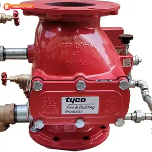 Katup bola berhenti kuningan Flange Wcb Gate Valve Handwheel Din3352 F5 Alarm basah Valve