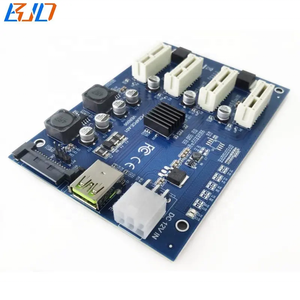 Nhà Máy Bán buôn <span class=keywords><strong>PCI</strong></span>-<span class=keywords><strong>E</strong></span> X1 đến 4 * <span class=keywords><strong>PCI</strong></span>-<span class=keywords><strong>E</strong></span> 1X khe cắm Adapter mở rộng riser thẻ ATX <span class=keywords><strong>6pin</strong></span> & SATA điện cho card đồ họa GPU - Product Image 2